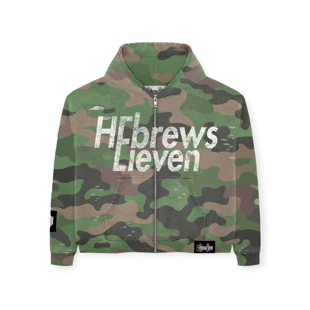 Camo Zip Up